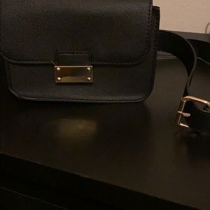 Black belt purse